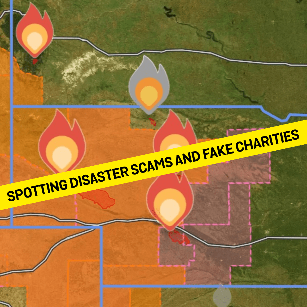 Spotting Disaster Scams and Fake Charities
