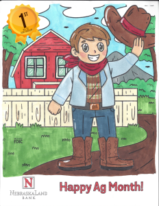 An intriicate coloring page of a farmer with a plaid shirt and fancy cowboy boots.